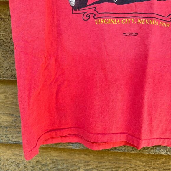 Vintage 1989 Ferrari Club of America Virginia City Tee Shirt Size XXl - Picture 11 of 16